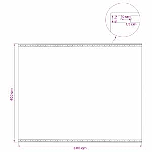 Leno plachta Zelená 4 x 5 m 260 gsm PE - obrázek 6