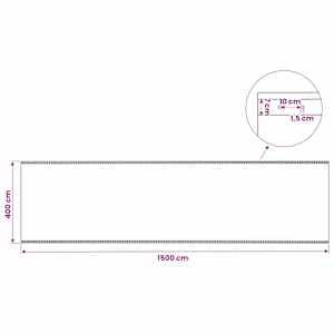 Leno plachta Zelená 4 x 15 m 260 gsm PE - obrázek 6