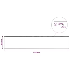 Leno plachta Zelená 4 x 20 m 260 gsm PE - obrázek 6