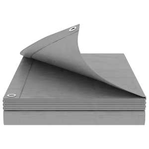 vidaXL Kattekangas aukudega Helehall 2 x 3 m 180 gsm PE
