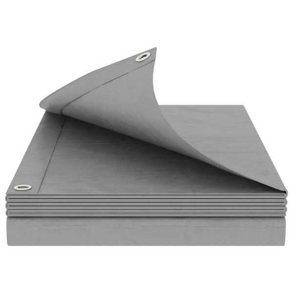vidaXL Kattekangas aukudega Helehall 6 x 12 m 180 gsm PE