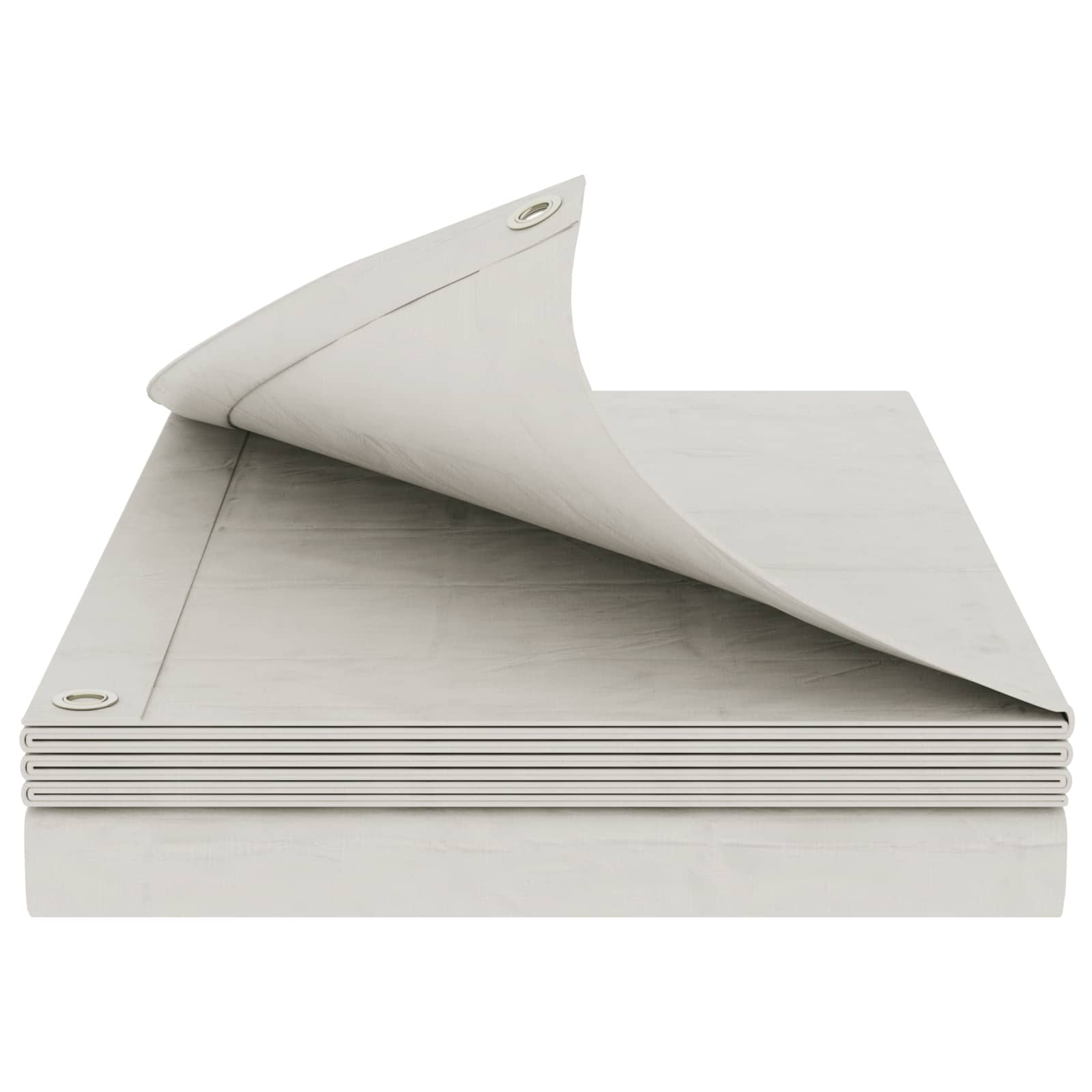 vidaXL Plachta s oky Bílá 3 x 6 m 90 gsm PE