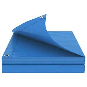 vidaXL Kattekangas aukudega Sinine 2 x 3 m 90 gsm PE