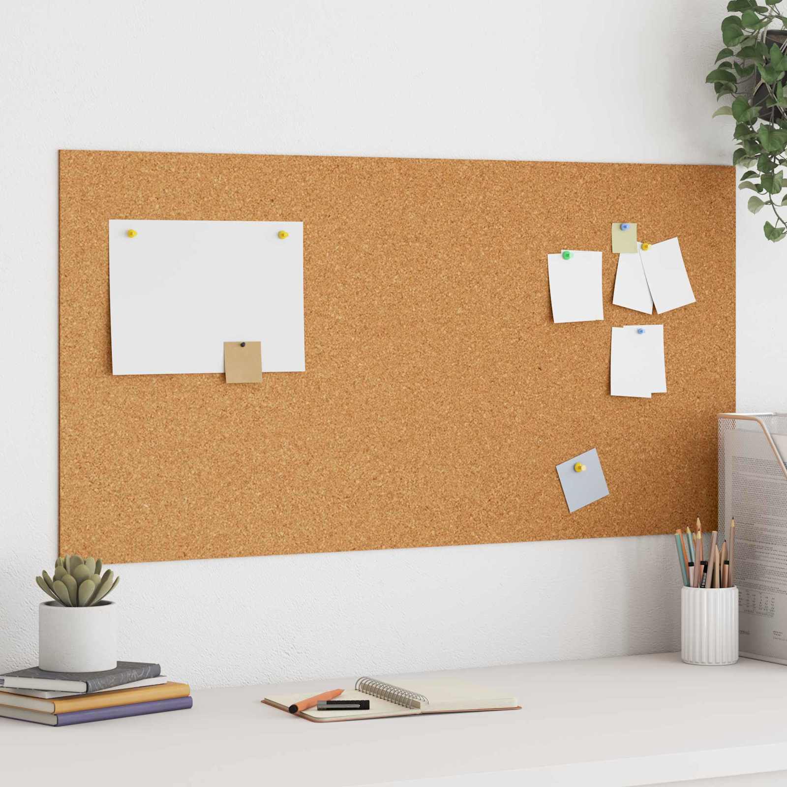 Plošča iz plute 6 pcs 100 x 50 x 1 cm Pluta Rjava