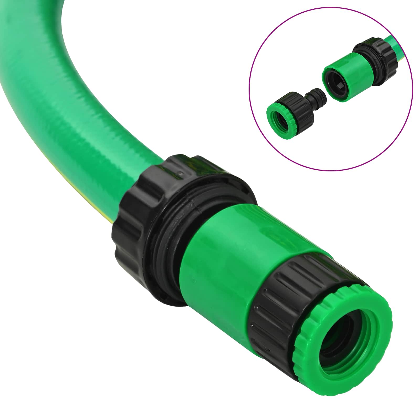 Tuinslang 5-Lags Groen en Geel 1 / 2'' 10 m PVC image 9