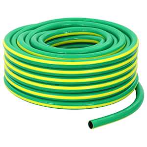 Zahradní hadice 5-vrstvá Zelená a žlutá 1 / 2'' 10 m PVC - obrázek 1