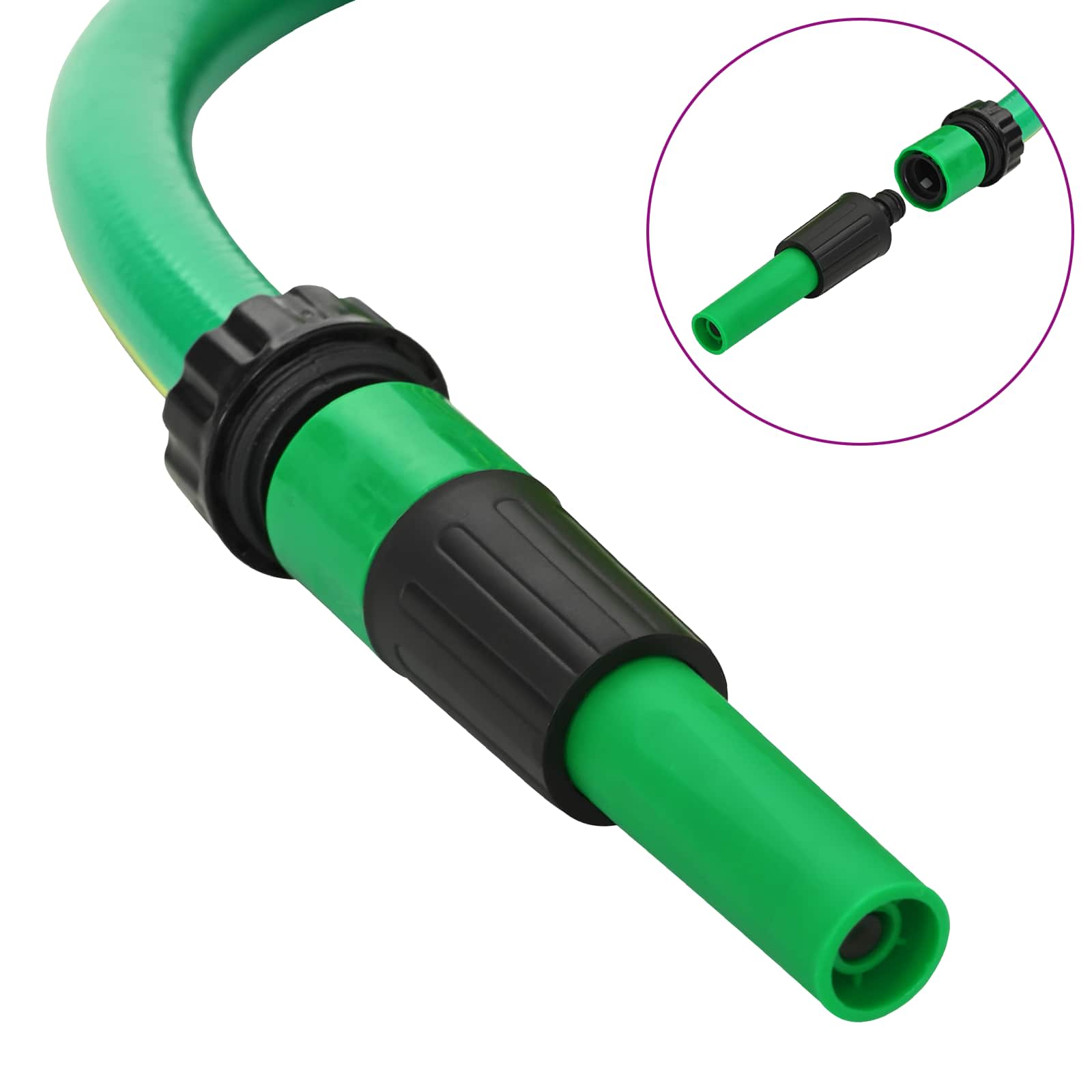 Tuinslang 5-Lags Groen en Geel 1 / 2'' 100 m PVC image 8