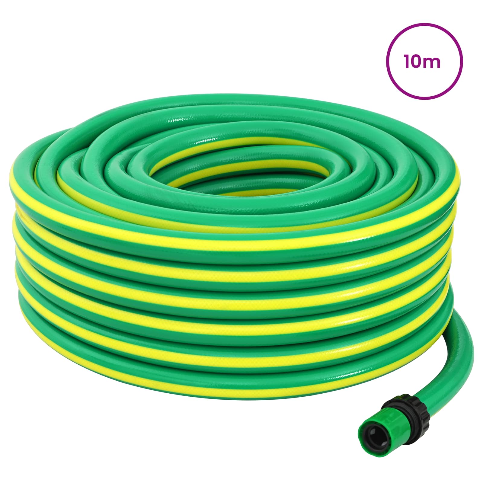 Tuinslang 5-Lags Groen en Geel 3 / 4'' 10 m PVC image 2