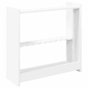 vidaXL Billiardi keppide hoidja Tehispuit 60 x 20 x 57 cm Valge