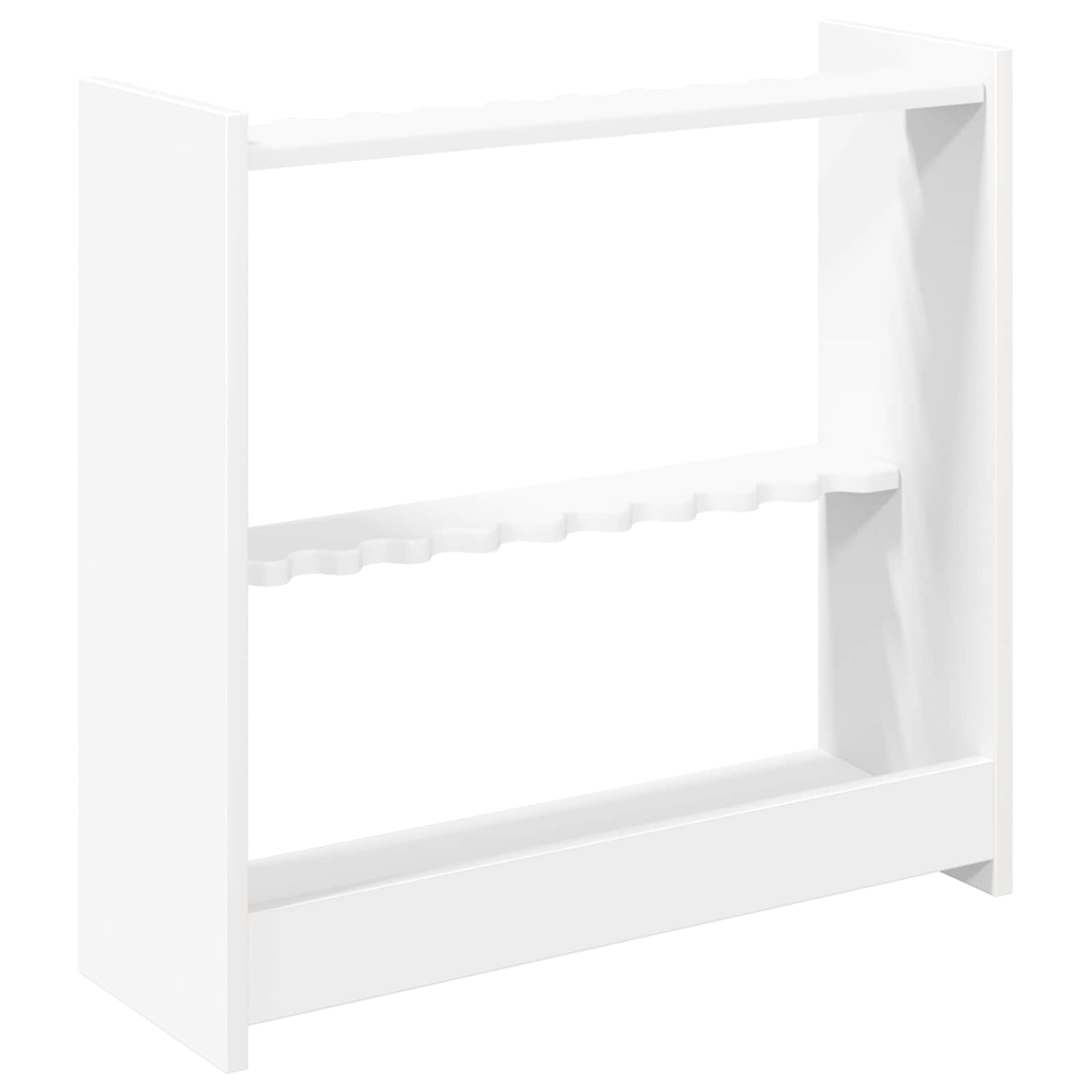 vidaXL Biljardikeppiteline Tekninen puu 60 x 20 x 57 cm valkoinen