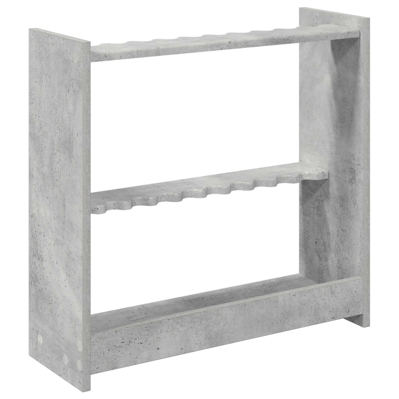 vidaXL Biljardikeppiteline Tekninen puu 60 x 20 x 57 cm Betoninharmaa