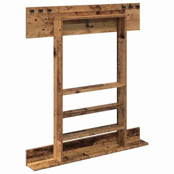 vidaXL Billiardi keppide hoidja Tehispuit 93 x 12 x 103 cm Vana puit