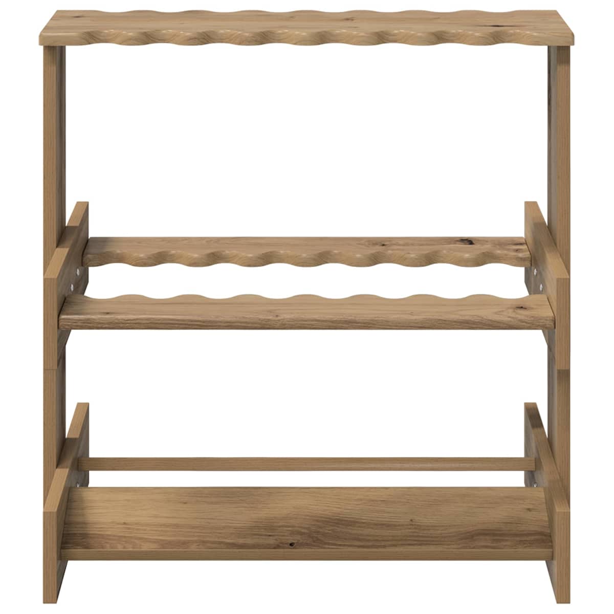 Holder til fiskestang Konstrueret træ 60 x 35 x 60 cm - Billede 4