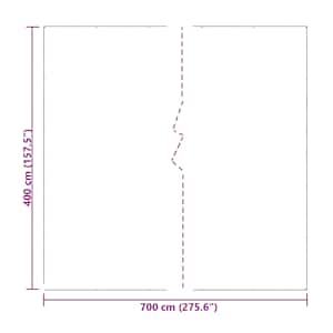 Plachta Transparentní 7 x 4 m PE - obrázek 10