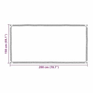 Plachta Transparentní 2 x 1,5 m PE - obrázek 10