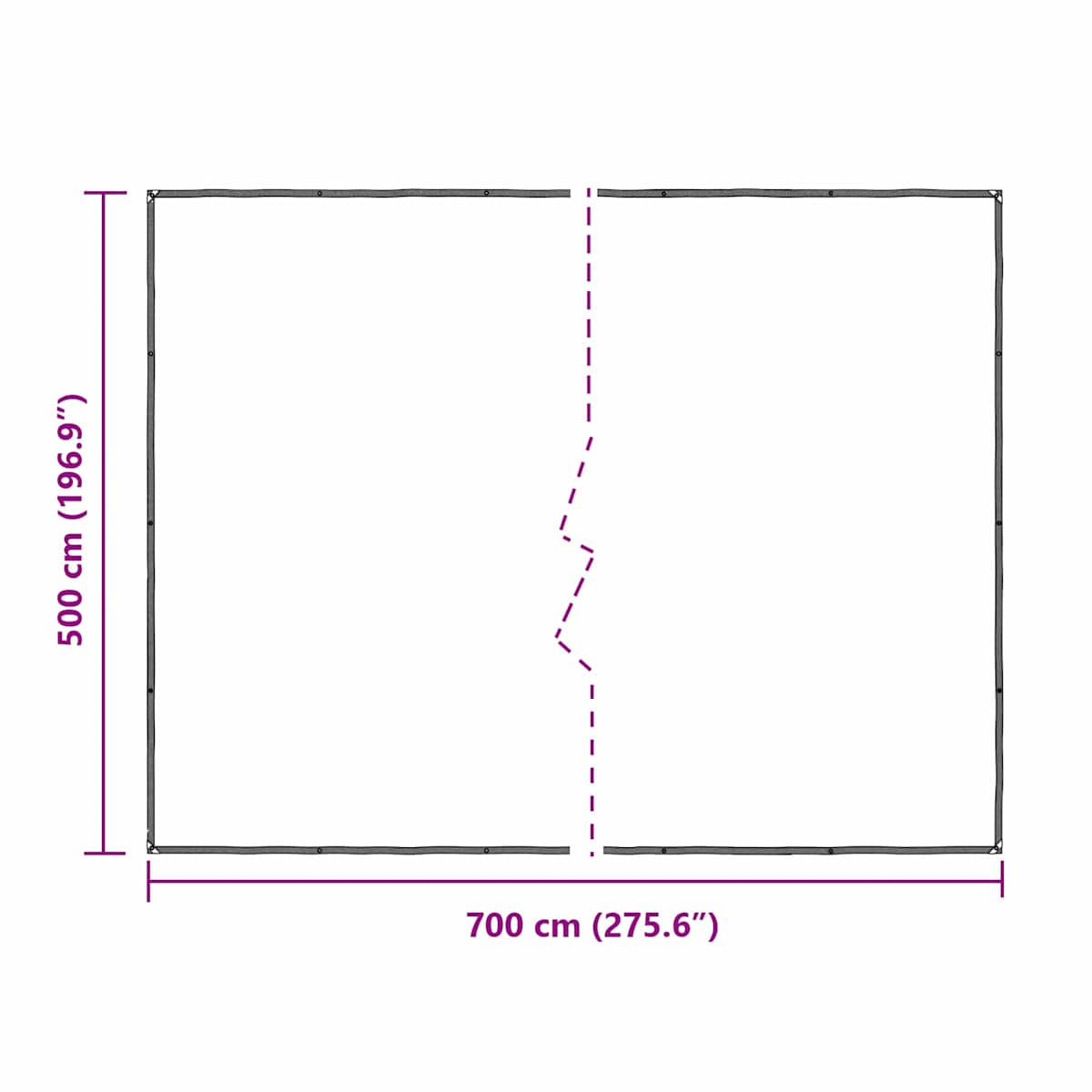 Presenning 140 gsm Transparent PE - Billede 10