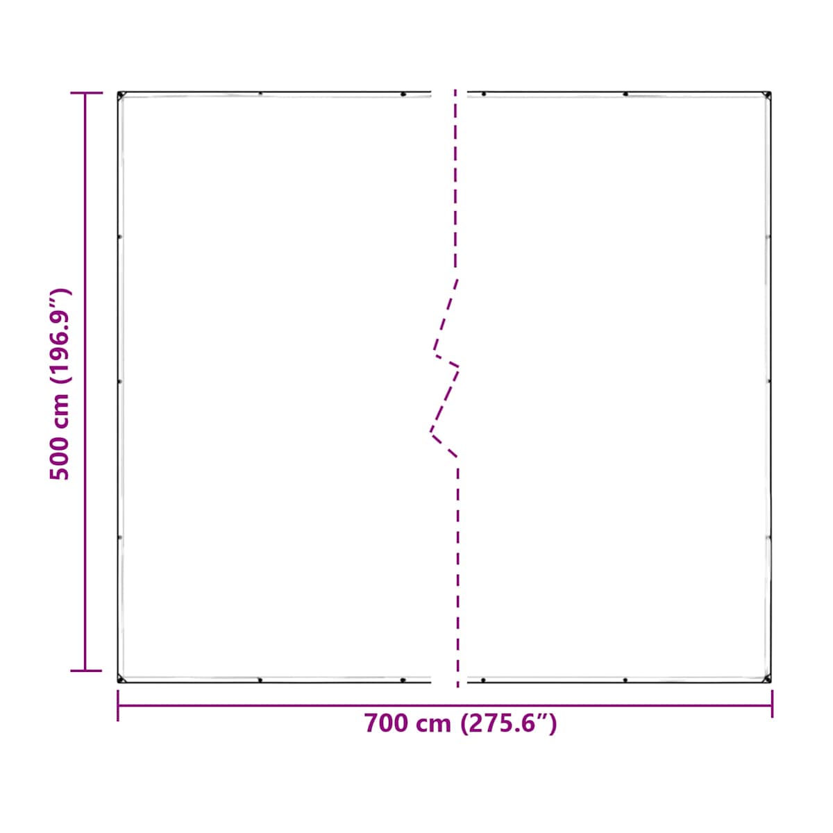 Presenning 350 gsm Transparent PVC - Billede 10