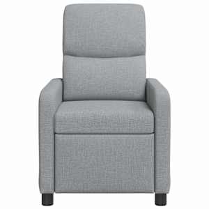 Křeslo s funkcí ležení Světle šedá Polyester - obrázek 4