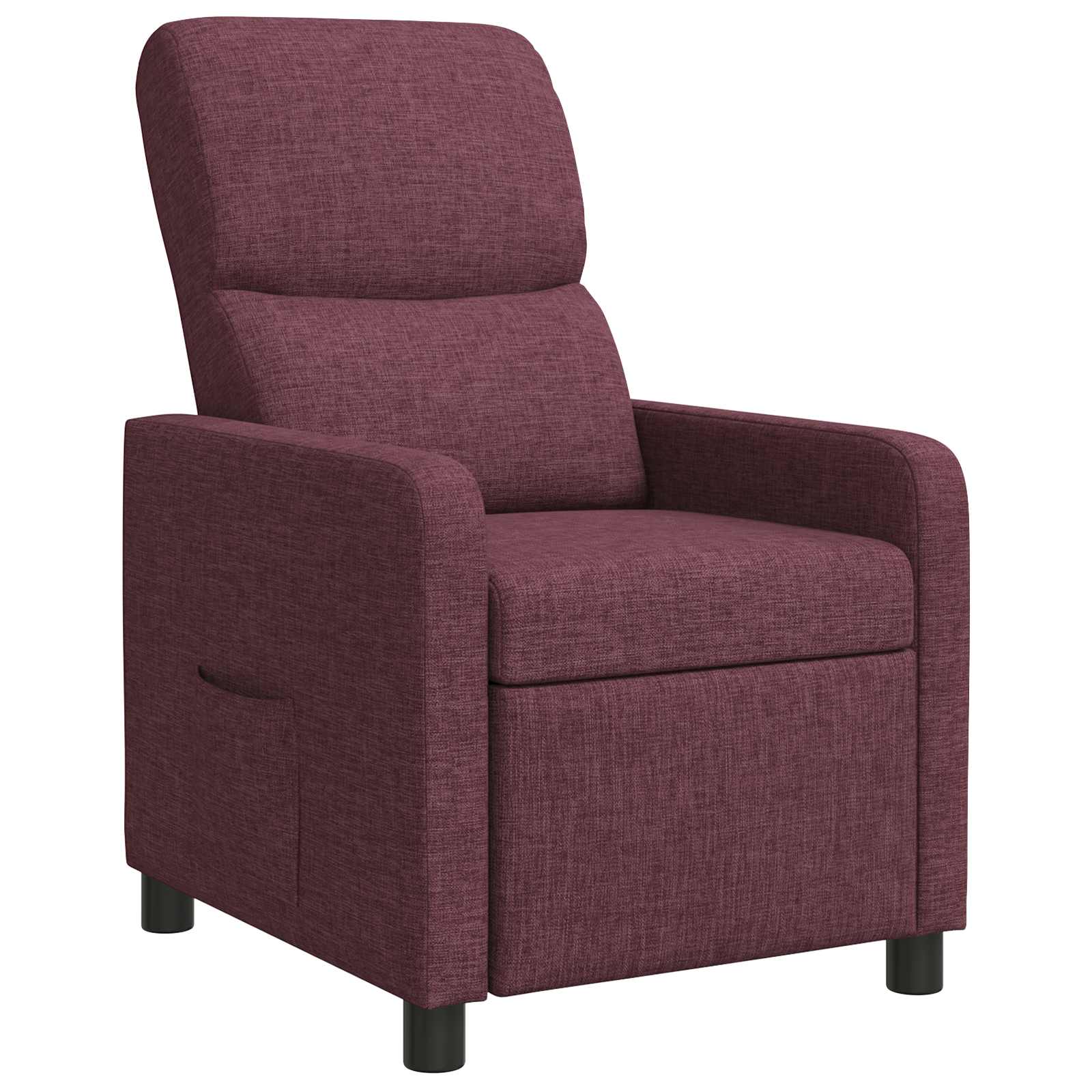 vidaXL Relaxfauteuil Paars Stof