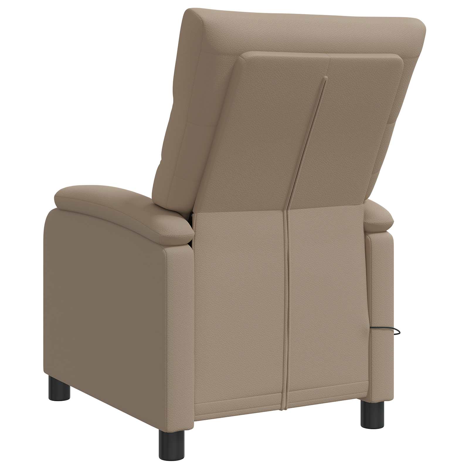 Massage Recliner Cappuccino Kunstleer - Afbeelding 5