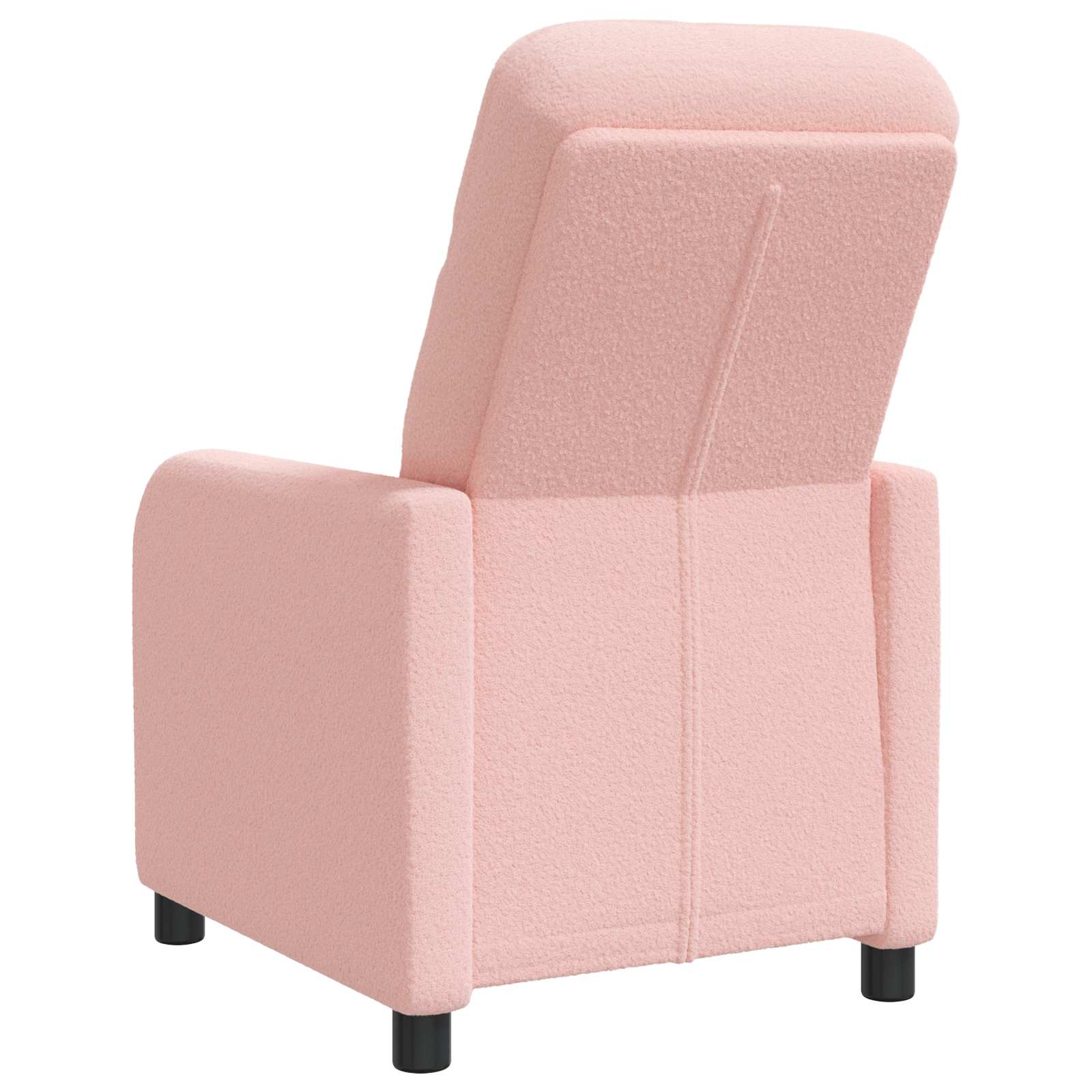vidaXL Naslanjač Roza Bouclé - slika 3