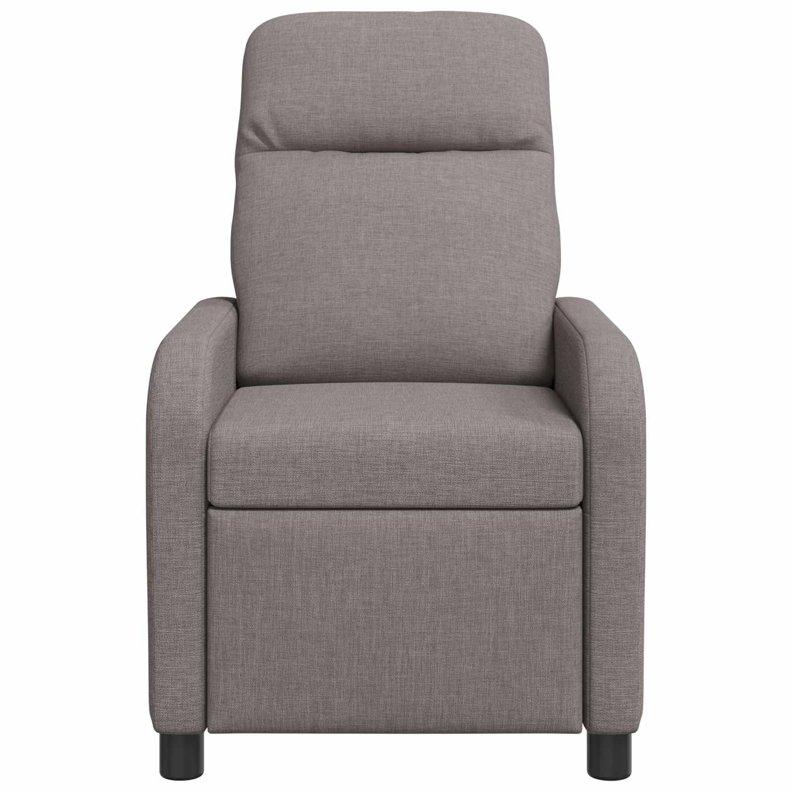 vidaXL Massage Recliner Taupe Stof