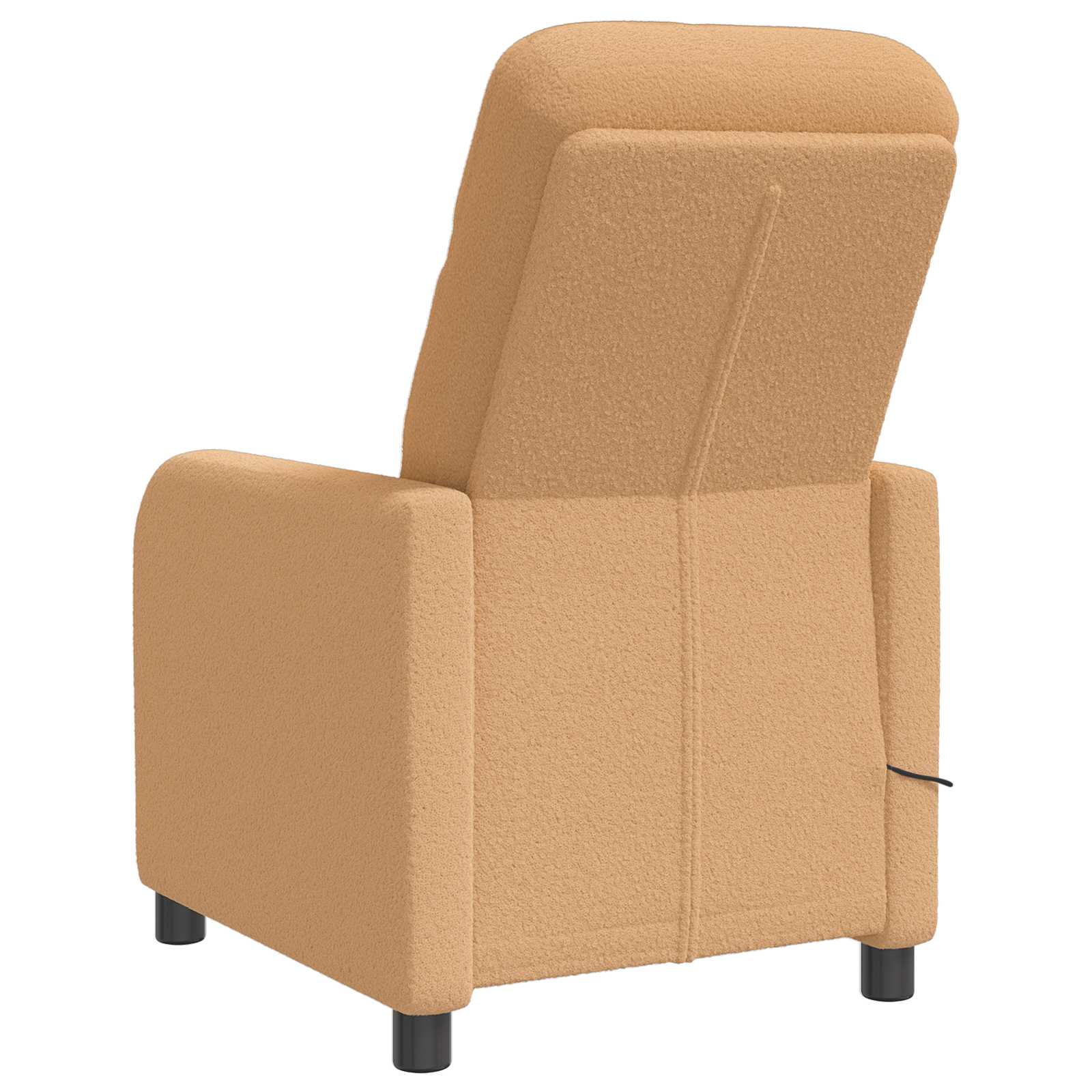vidaXL Massage Relaxsessel Beige Bouclé – Bild 5