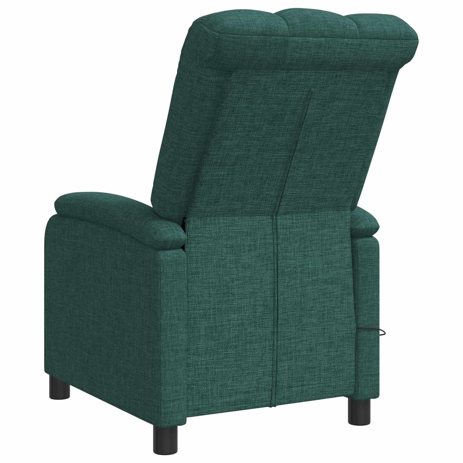 Massage Recliner Donkergroen Stof - Afbeelding 5