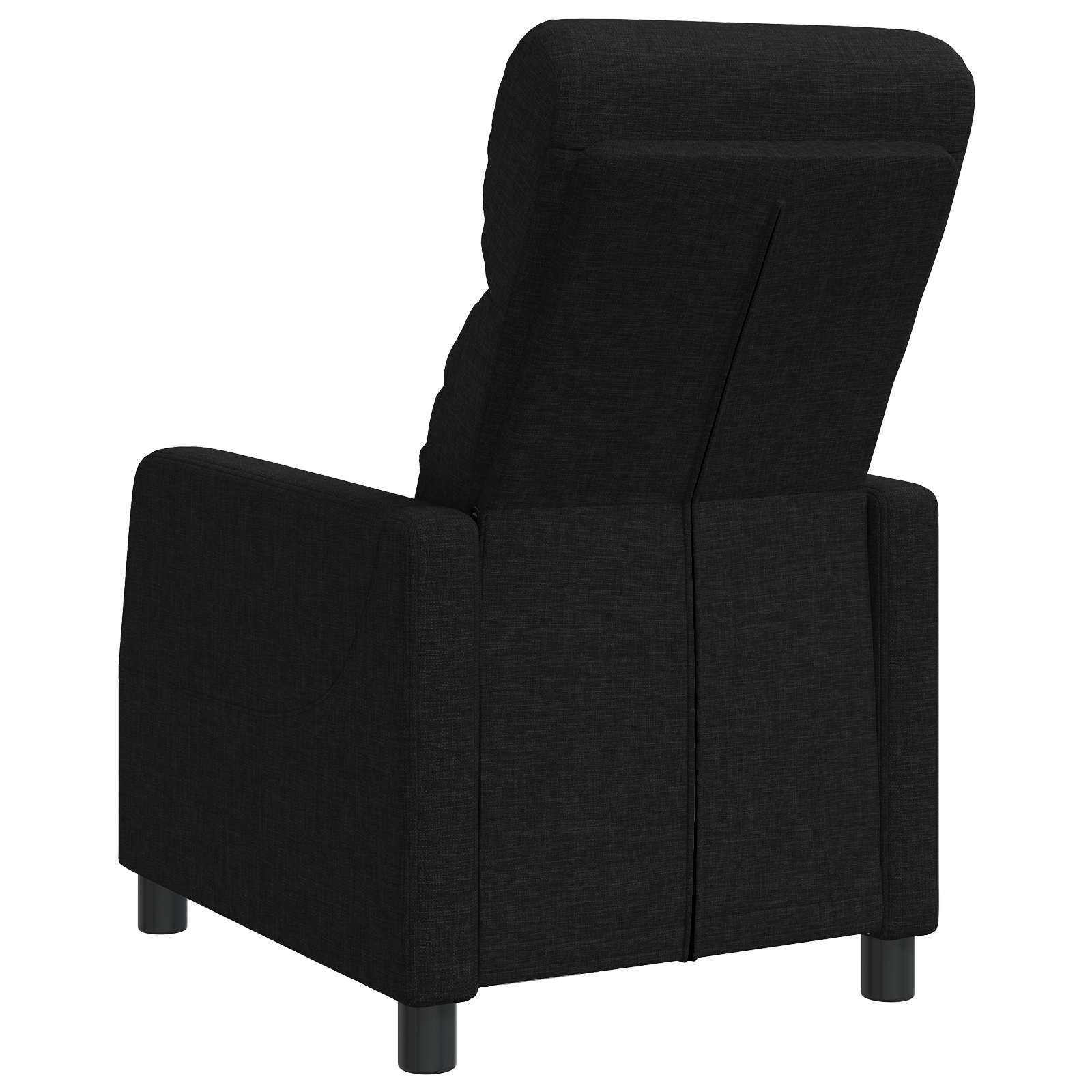 vidaXL Relaxfauteuil Zwart Stof