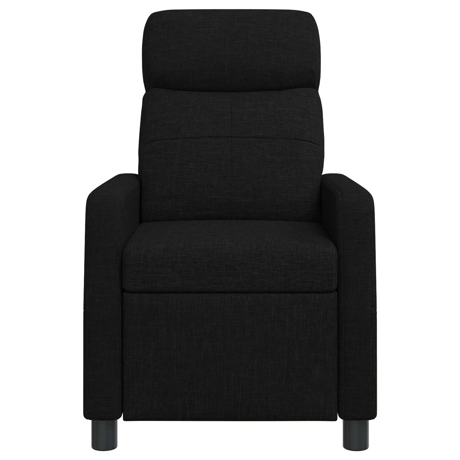 vidaXL Relaxfauteuil Zwart Stof