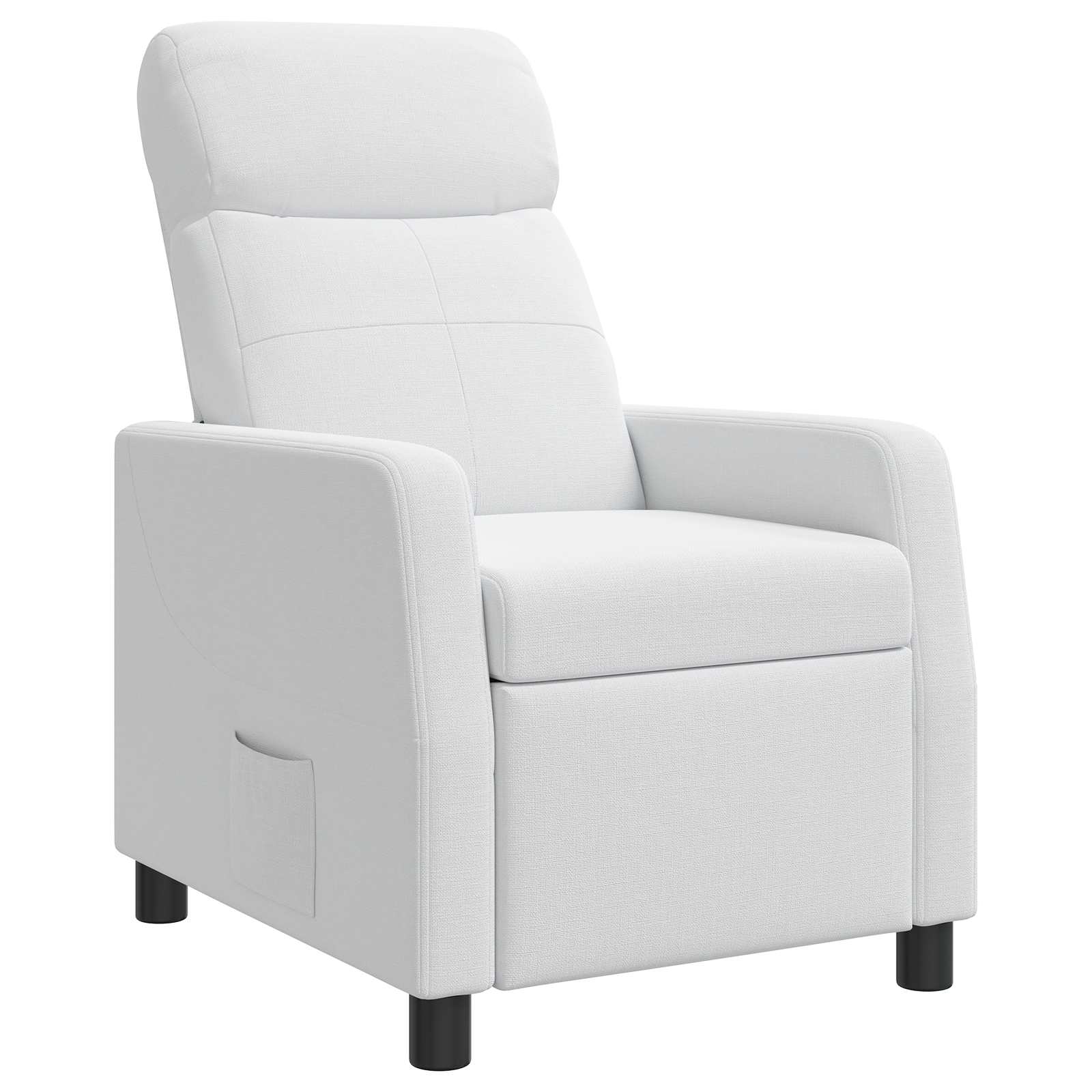 vidaXL Relaxfauteuil Wit Stof