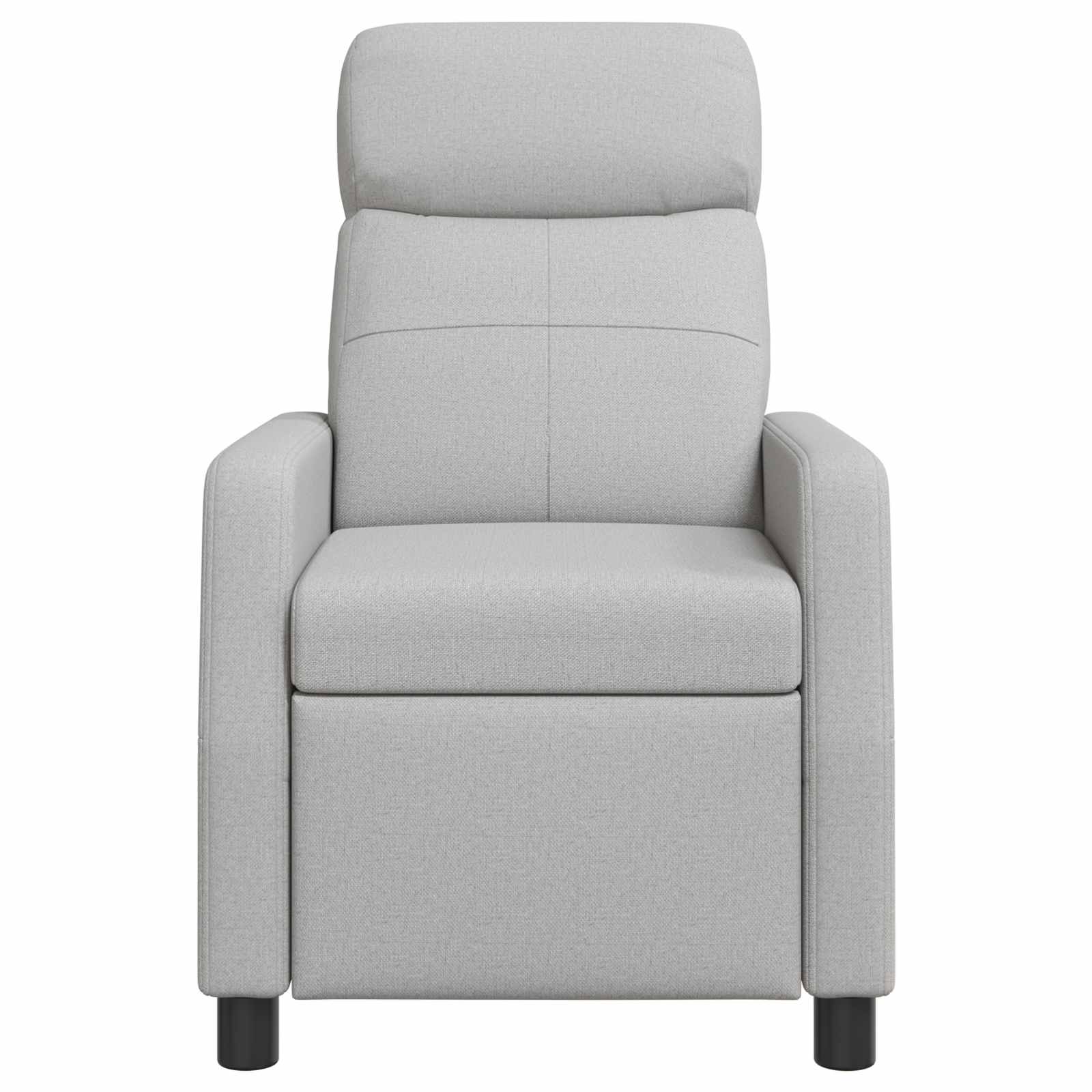 vidaXL Massage Recliner Wolkengrijs Stof