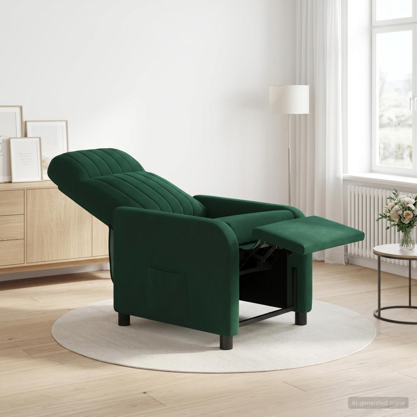 Recliner Mörkgrön Sammet (V)