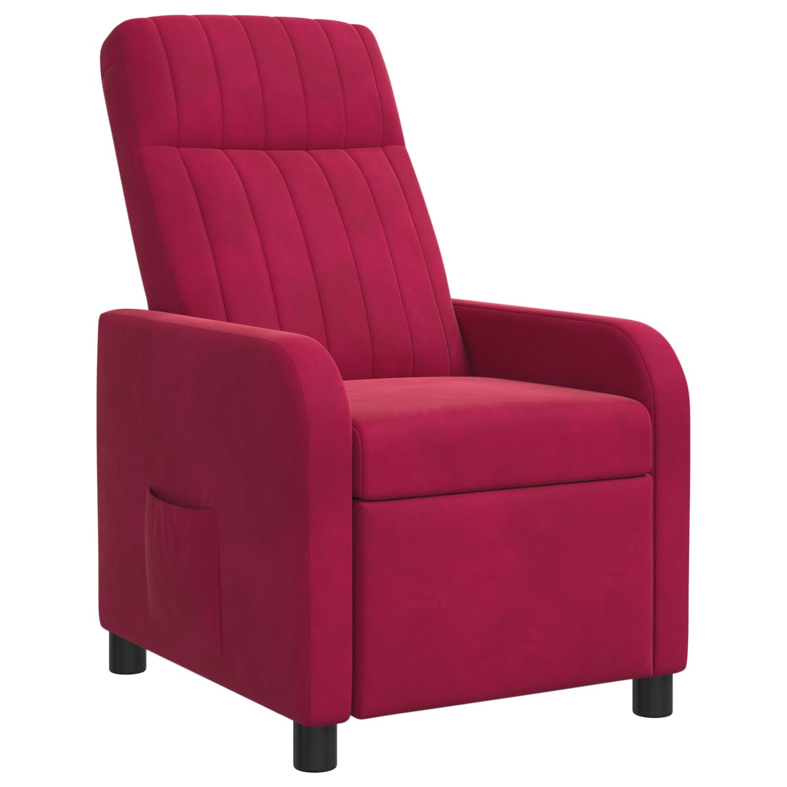 vidaXL Relaxfauteuil Wijnrood fluweel