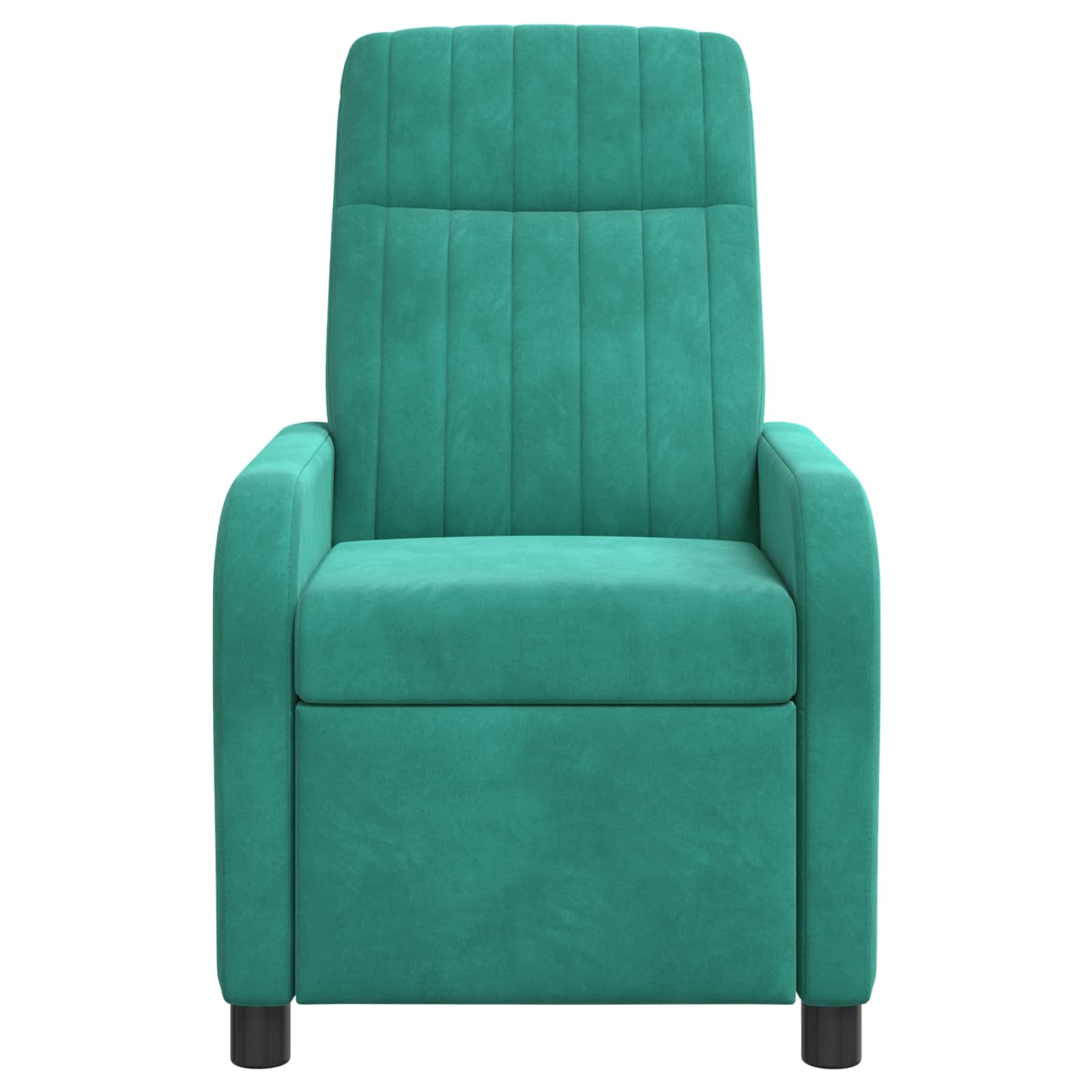 vidaXL Massage Recliner Turquoise fluweel