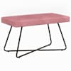 vidaXL pink Roosa 80 x 40 x 45 cm Samet