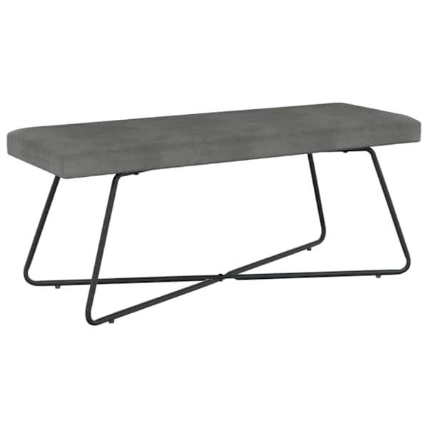 vidaXL pink Tumehall 110 x 40 x 45 cm Samet