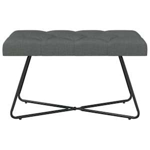 Lavice s knoflíkovým prošíváním Tmavě šedá 80 x 40 x 46 cm - obrázek 5