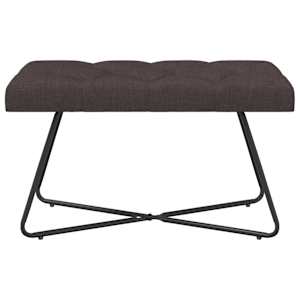 Lavice s knoflíkovým prošíváním Tmavě hnědá 80 x 40 x 46 cm - obrázek 5