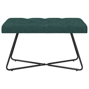 Lavice s knoflíkovým prošíváním Tmavě zelená 80 x 40 x 46 cm - obrázek 5