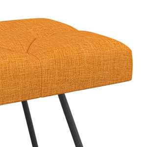 Lavice s knoflíkovým prošíváním Tmavě žlutá 80 x 40 x 46 cm - obrázek 6