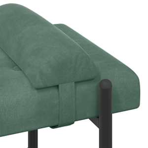 Lavice s knoflíky a polštáři Mořská zelená 110 x 40 x 46 cm - obrázek 8