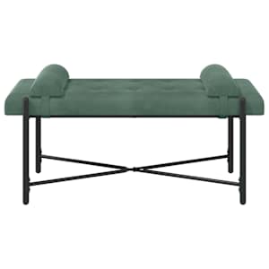Lavice s knoflíky a polštáři Mořská zelená 110 x 40 x 46 cm - obrázek 7