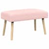 vidaXL pink &Uuml;ksv&auml;rviline Roosa 80 x 40 x 46 cm Boucl&eacute;