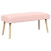 vidaXL pink &Uuml;ksv&auml;rviline Roosa 110 x 40 x 46 cm Boucl&eacute;