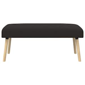 lavice Jednobarevný Černá 110 x 40 x 46 cm Bouclé - obrázek 5