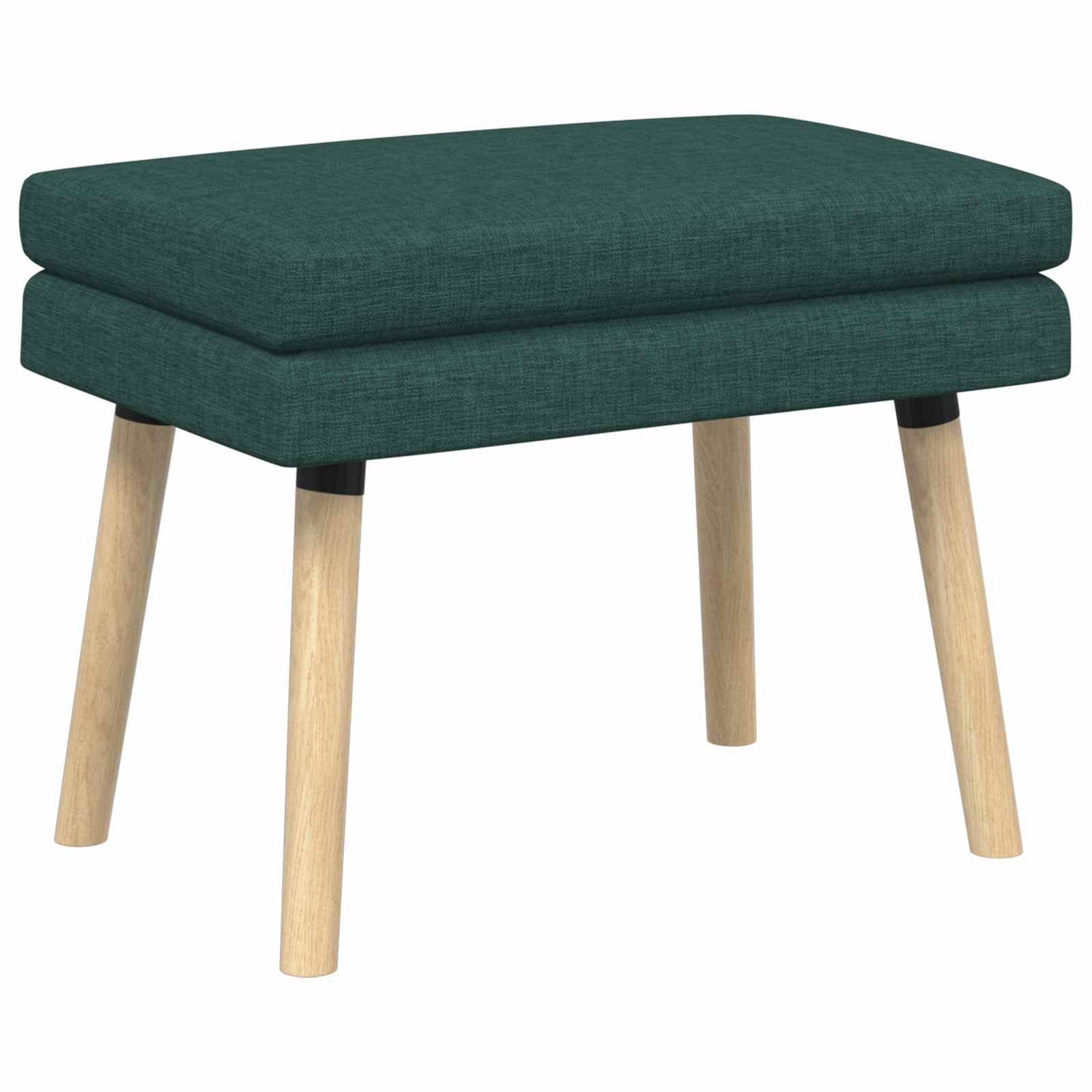 vidaXL Bancă cu două straturi Verde închis 60 x 40 x 46 cm Țesătură