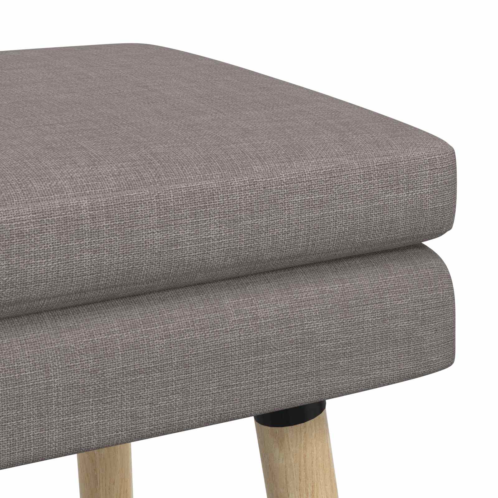Διπλή Επίστρωση Πάγκος Taupe 60 x 40 x 46 εκ. Ύφασμα - Image 5