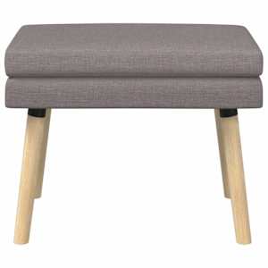 Dvouúrovňová lavice Taupe 60 x 40 x 46 cm Textil - obrázek 5