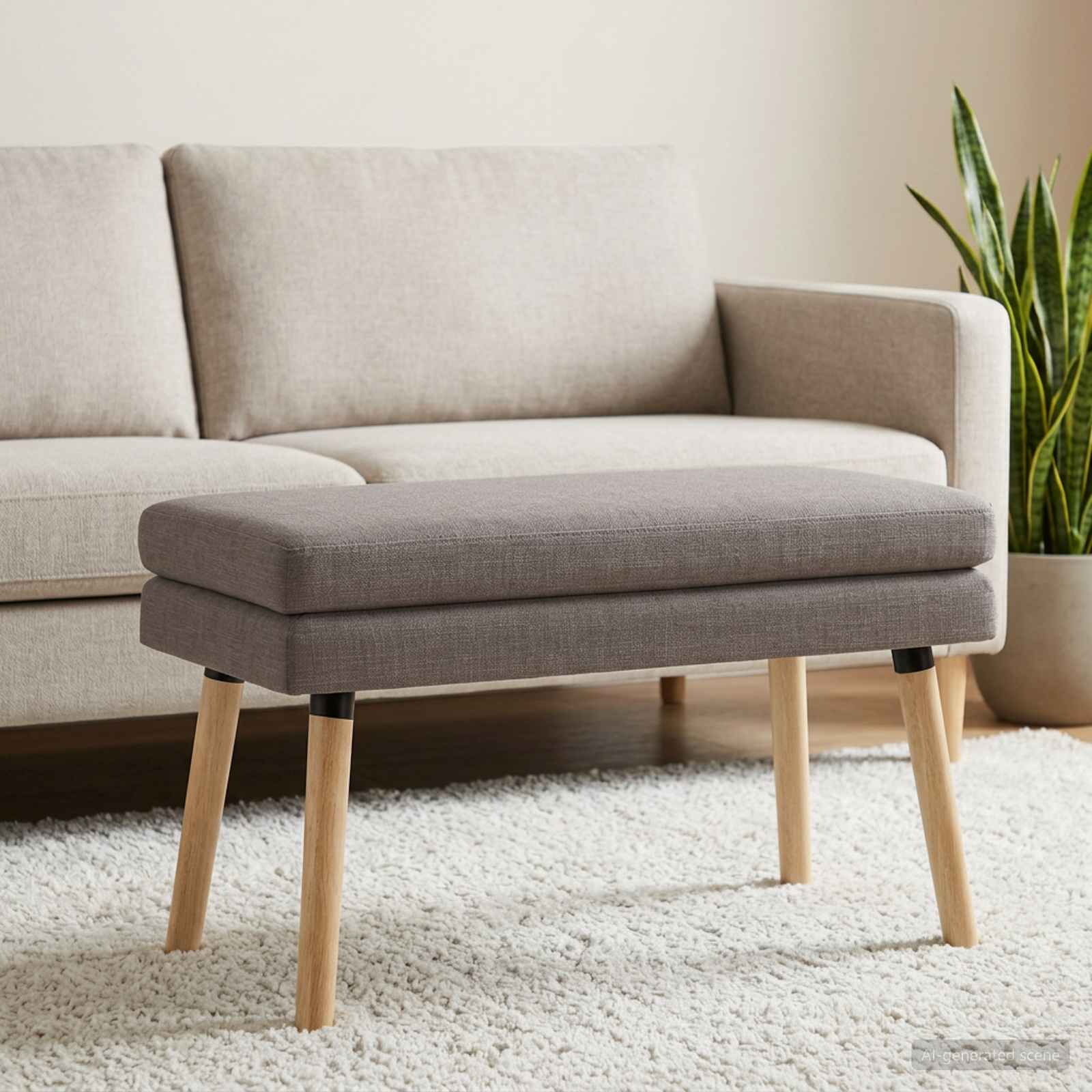 Διπλή Επίστρωση Πάγκος Taupe 80 x 40 x 47 εκ. Ύφασμα